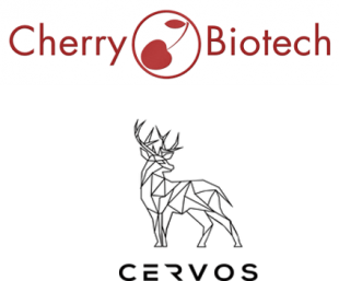 Cherry Biotech and Cervos logos