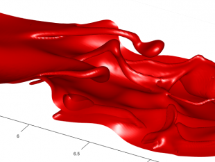 Two-phase flow image